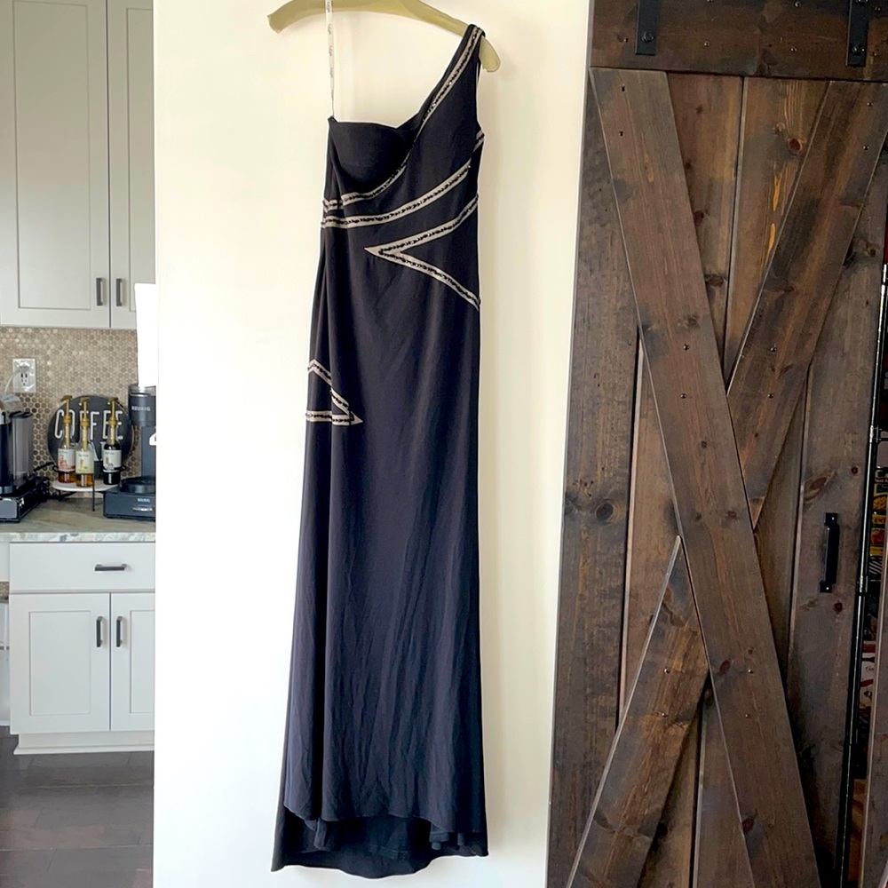 LE GALA MON CHERI BLACK FORMAL DRESS